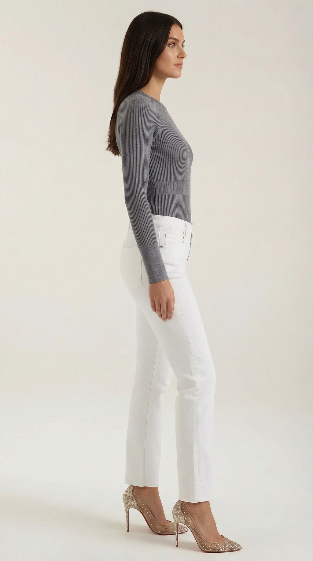 Blusa de Manga Larga Rizada Samantha