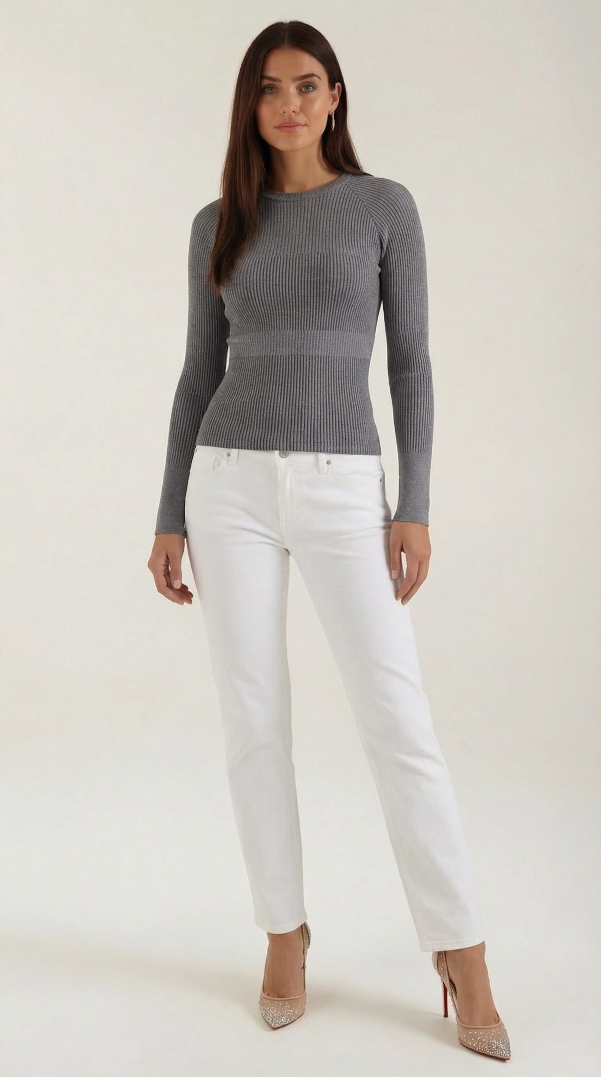 Blusa de Manga Larga Rizada Samantha