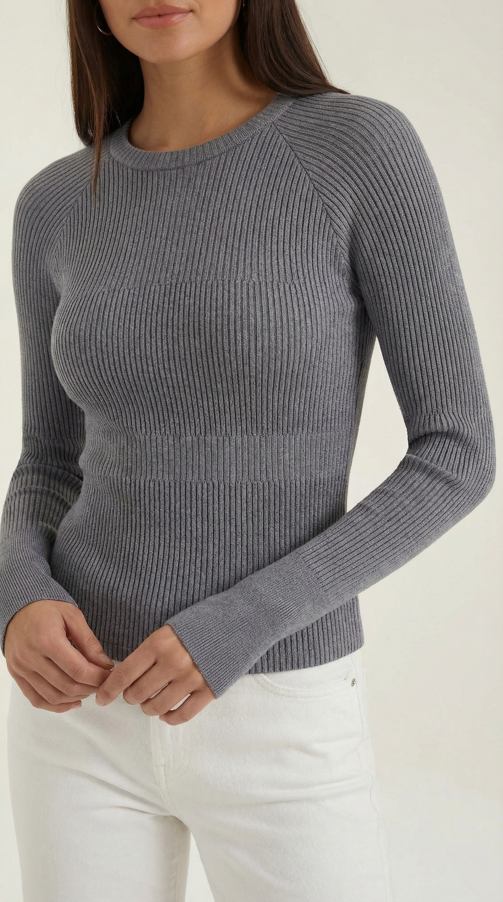 Blusa de Manga Larga Rizada Samantha