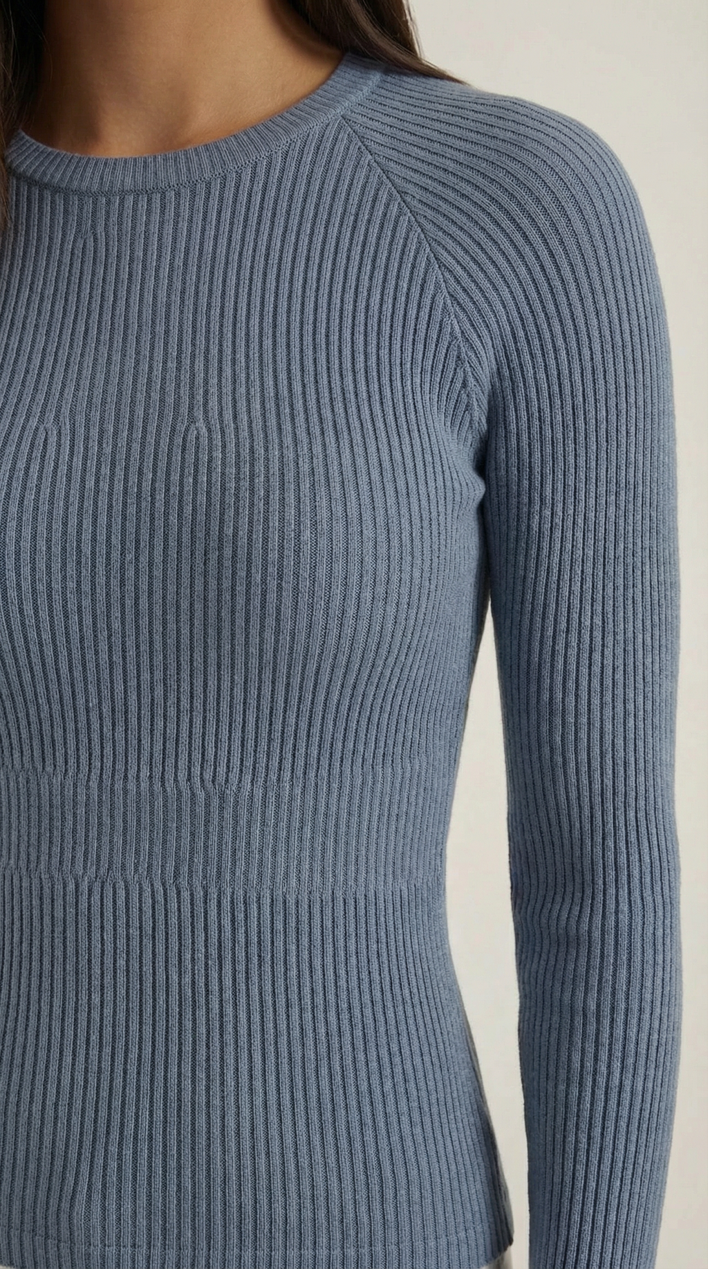 Blusa de Manga Larga Rizada Samantha