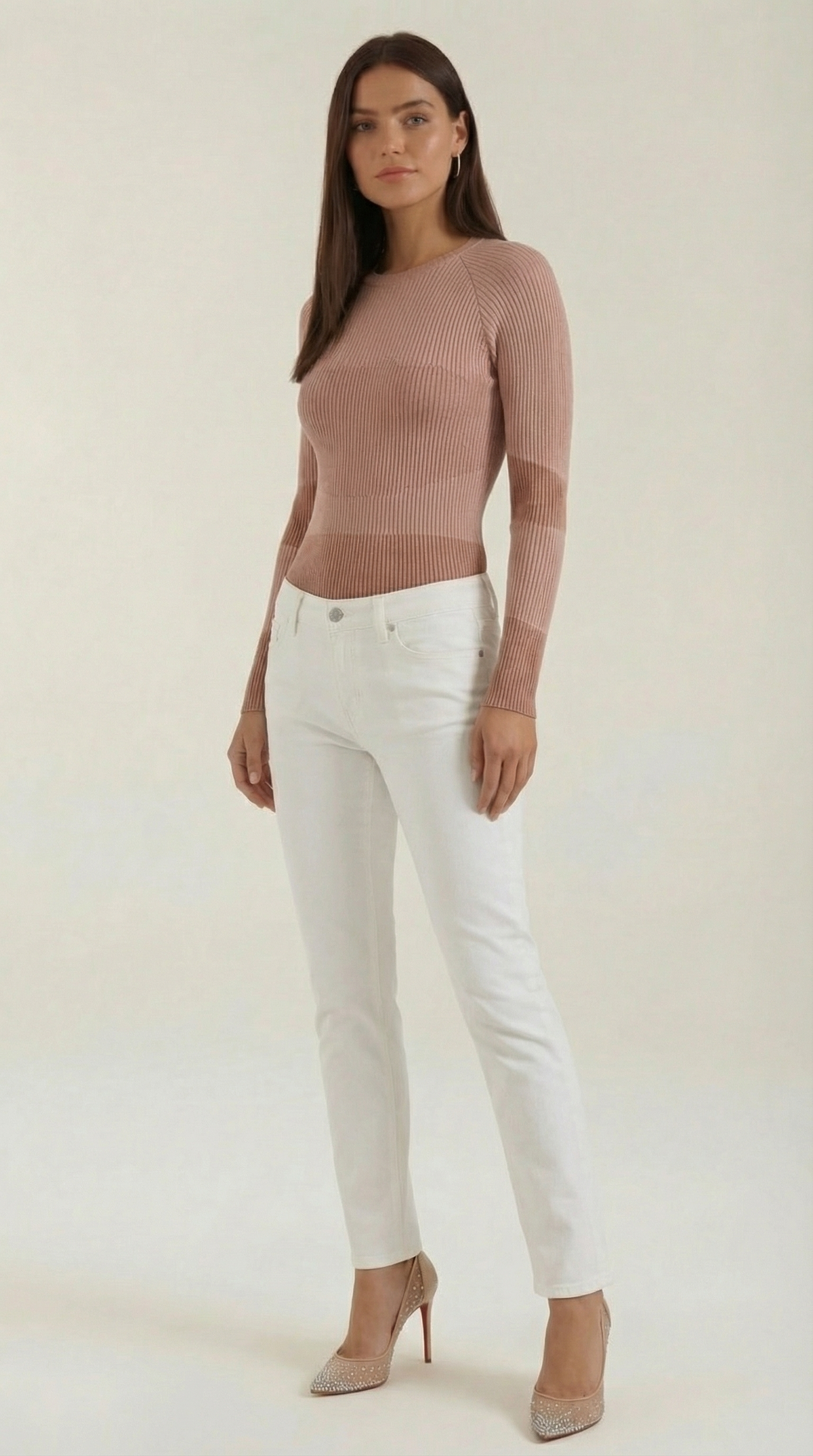 Blusa de Manga Larga Rizada Samantha