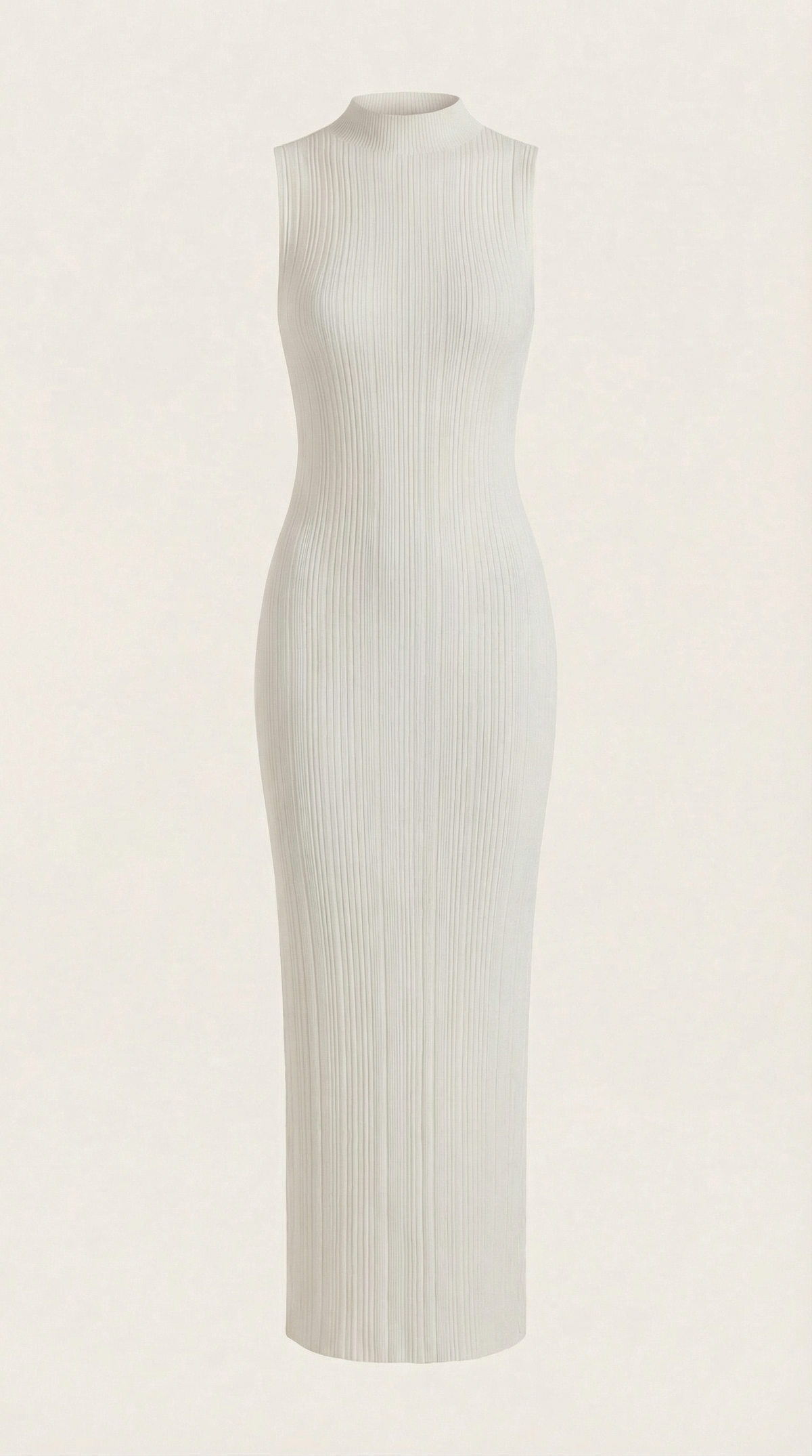 Vestido midi ajustado de cuello alto Sonia
