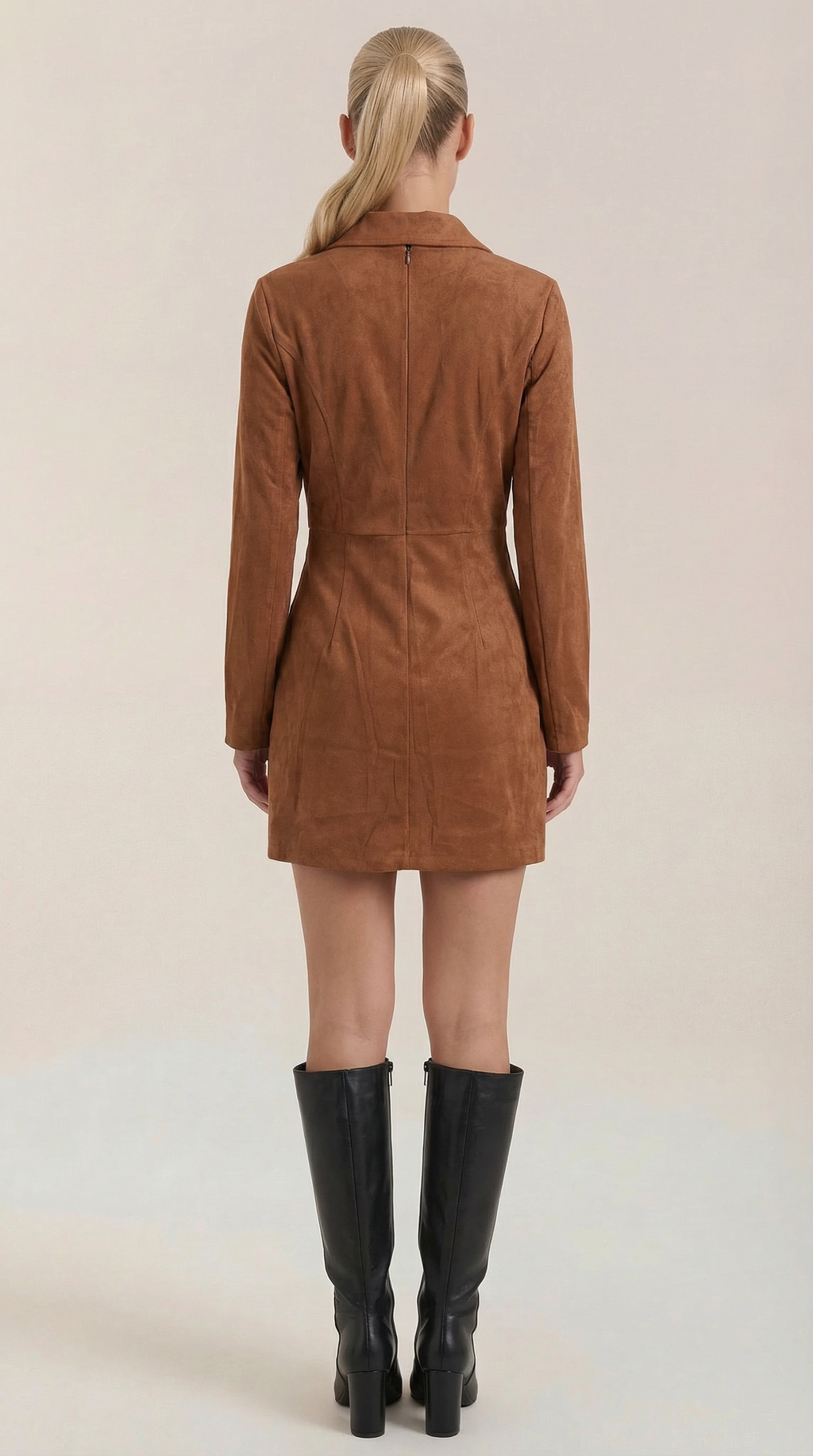 Corto Vestido Tamara con Cremallera Delantera