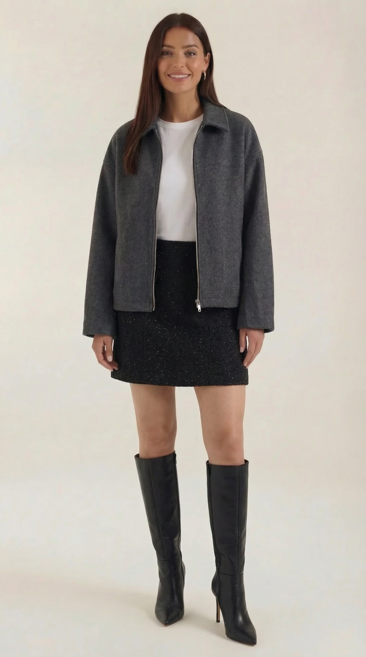 Falda Mini Brillante Tasha