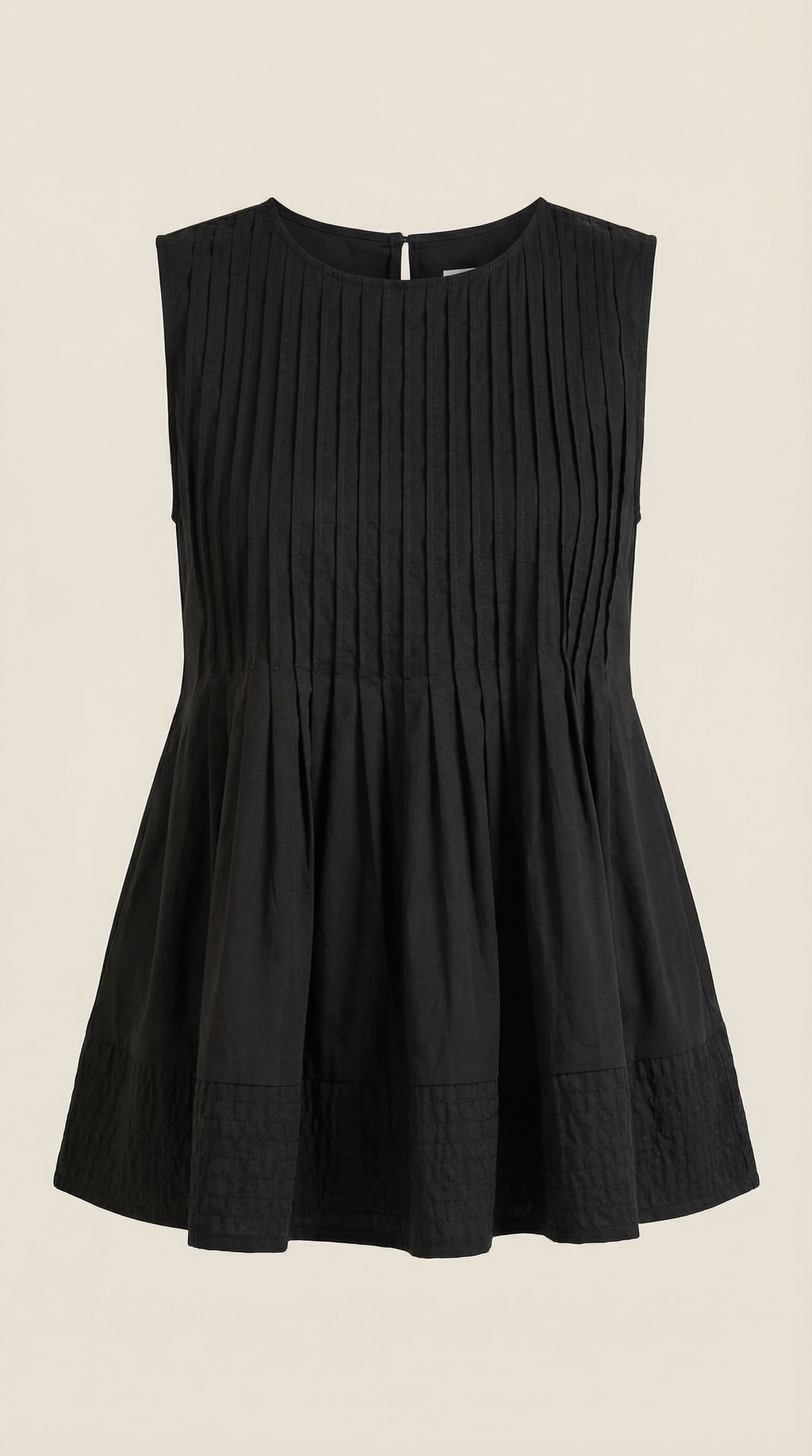 Vestido peplum Tess con pliegues - Estilo premium