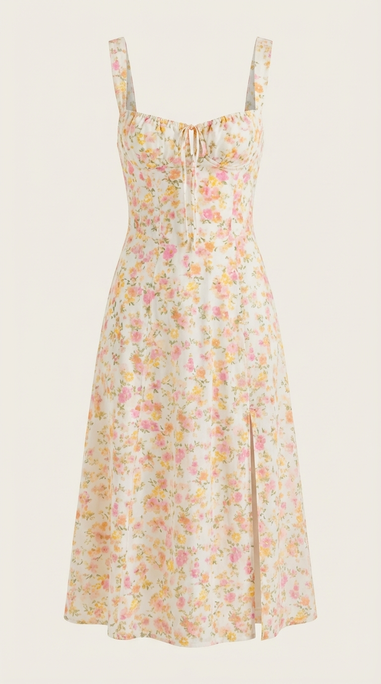 Vestido Midi Julia - Alta Calidad