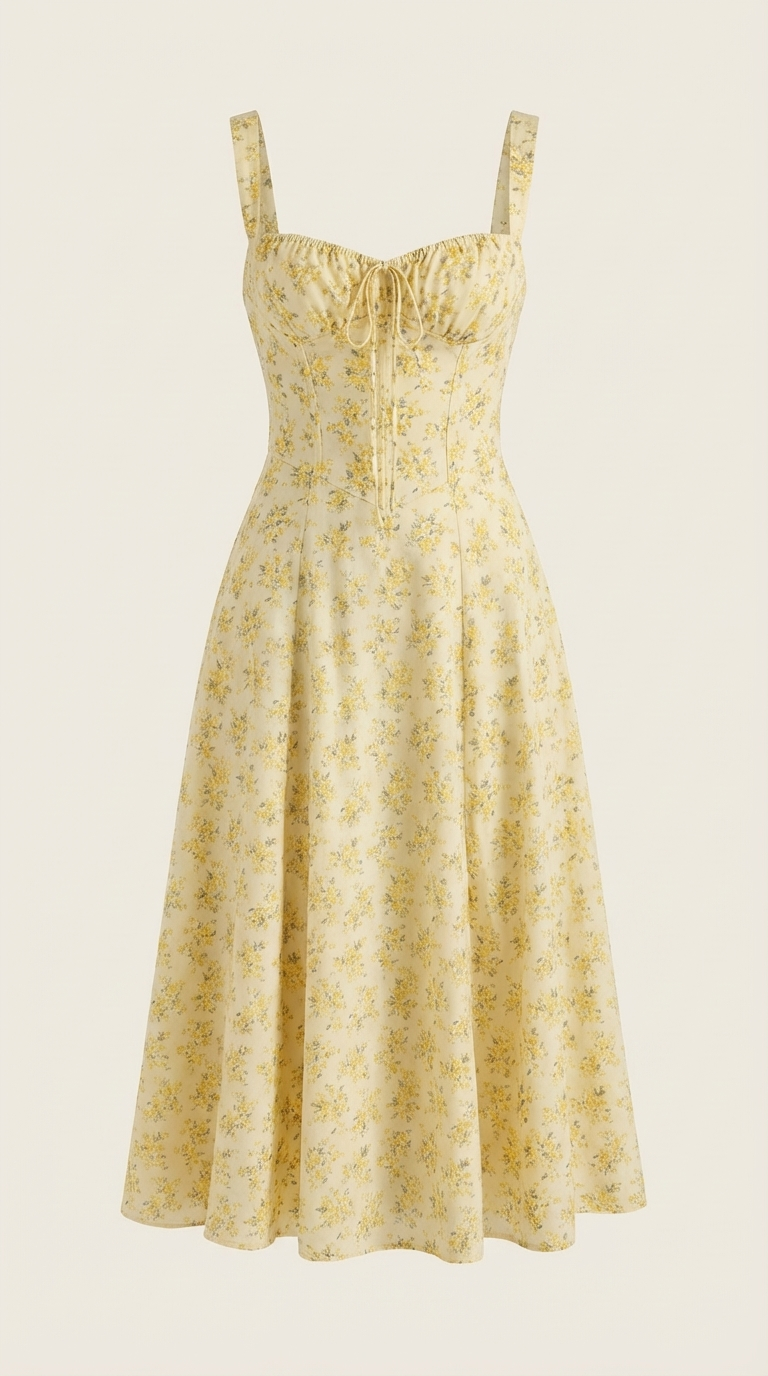 Vestido Midi Julia - Alta Calidad