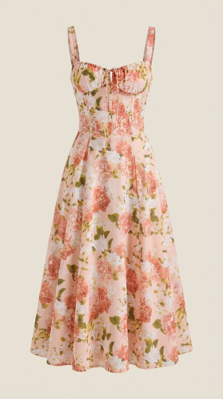 Vestido Midi Julia - Alta Calidad