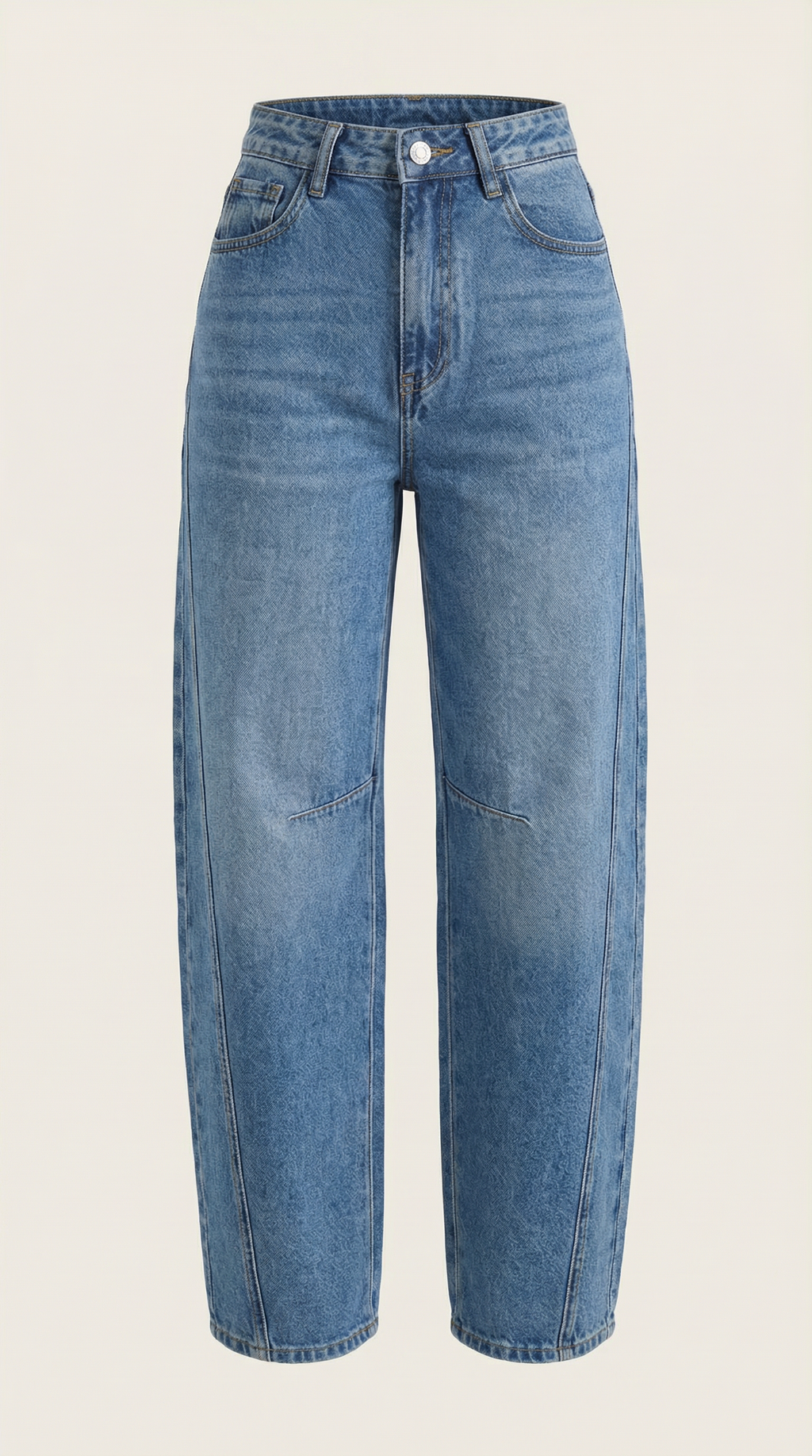 Jeans Vicki de Cintura Alta con Pierna Barrel