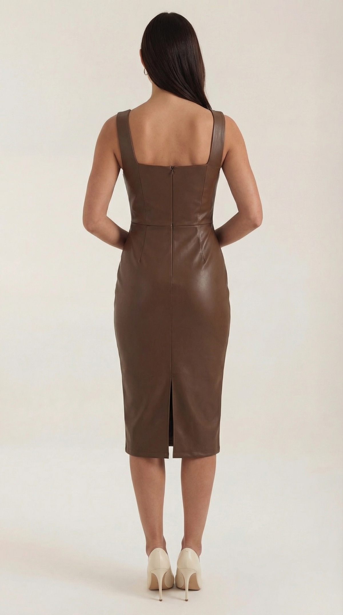 Vestido Bodycon Yvonne de Piel Sintética