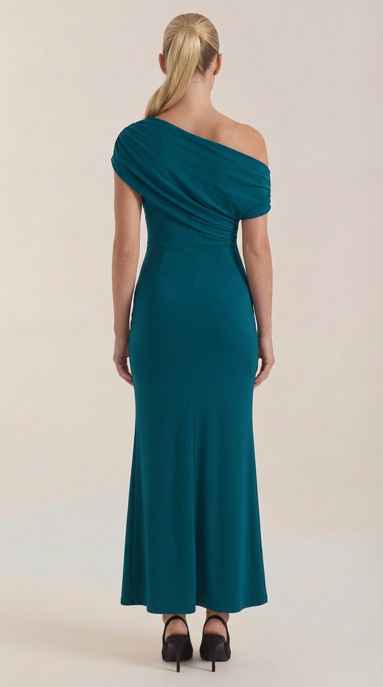 Candice Vestido Maxi de Un Solo Hombro