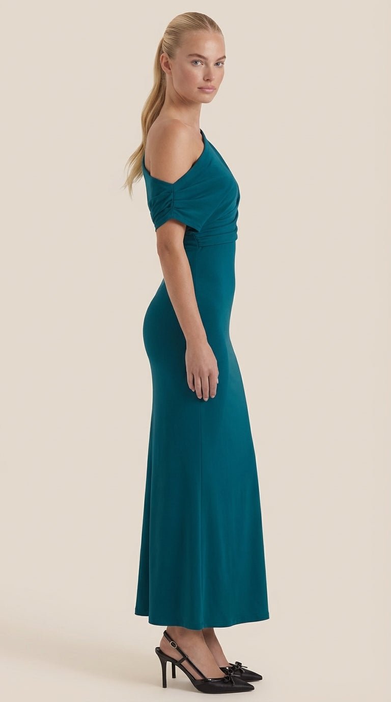 Candice Vestido Maxi de Un Solo Hombro