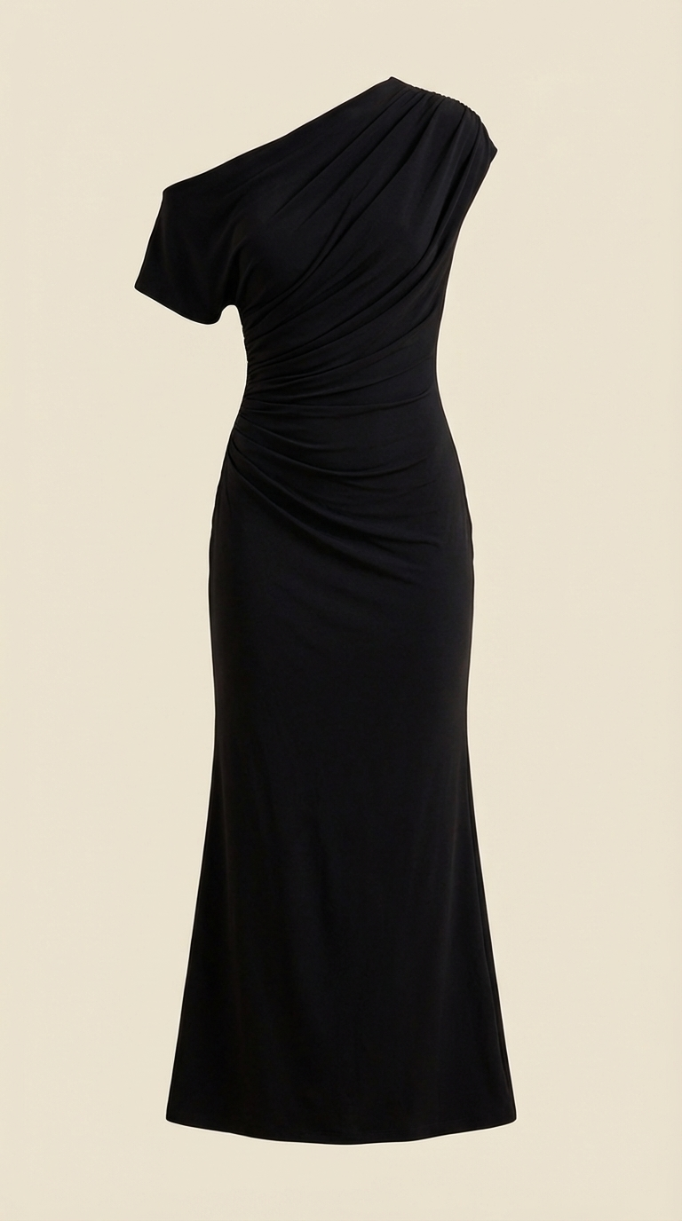 Candice Vestido Maxi de Un Solo Hombro