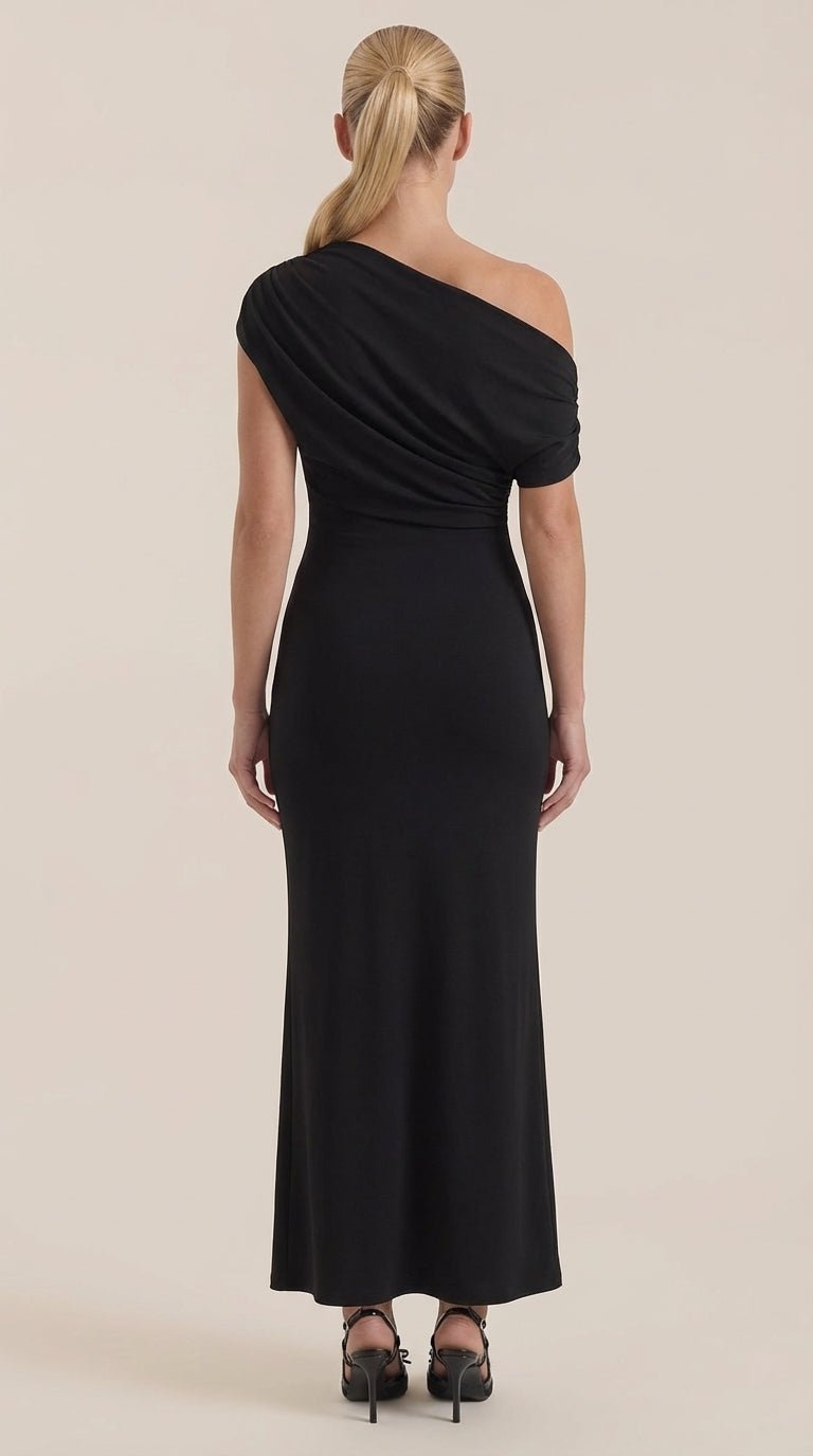 Candice Vestido Maxi de Un Solo Hombro