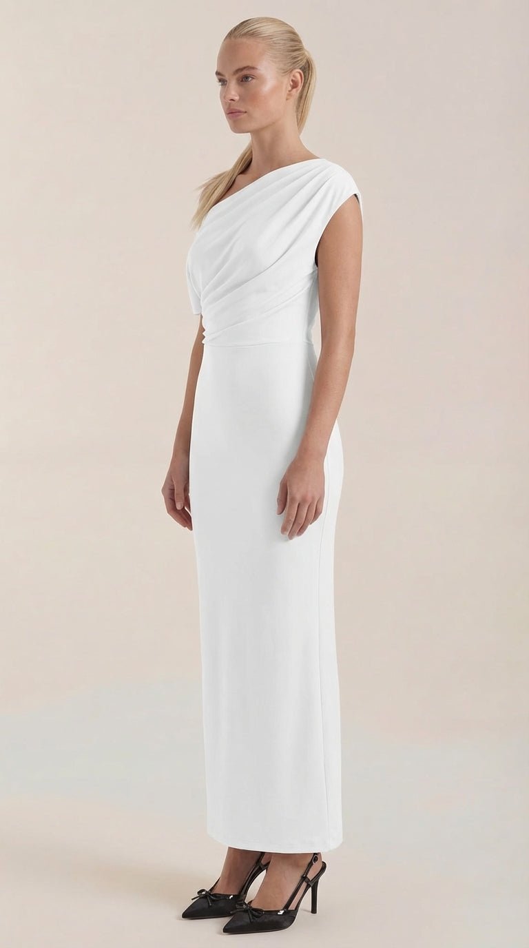 Candice Vestido Maxi de Un Solo Hombro