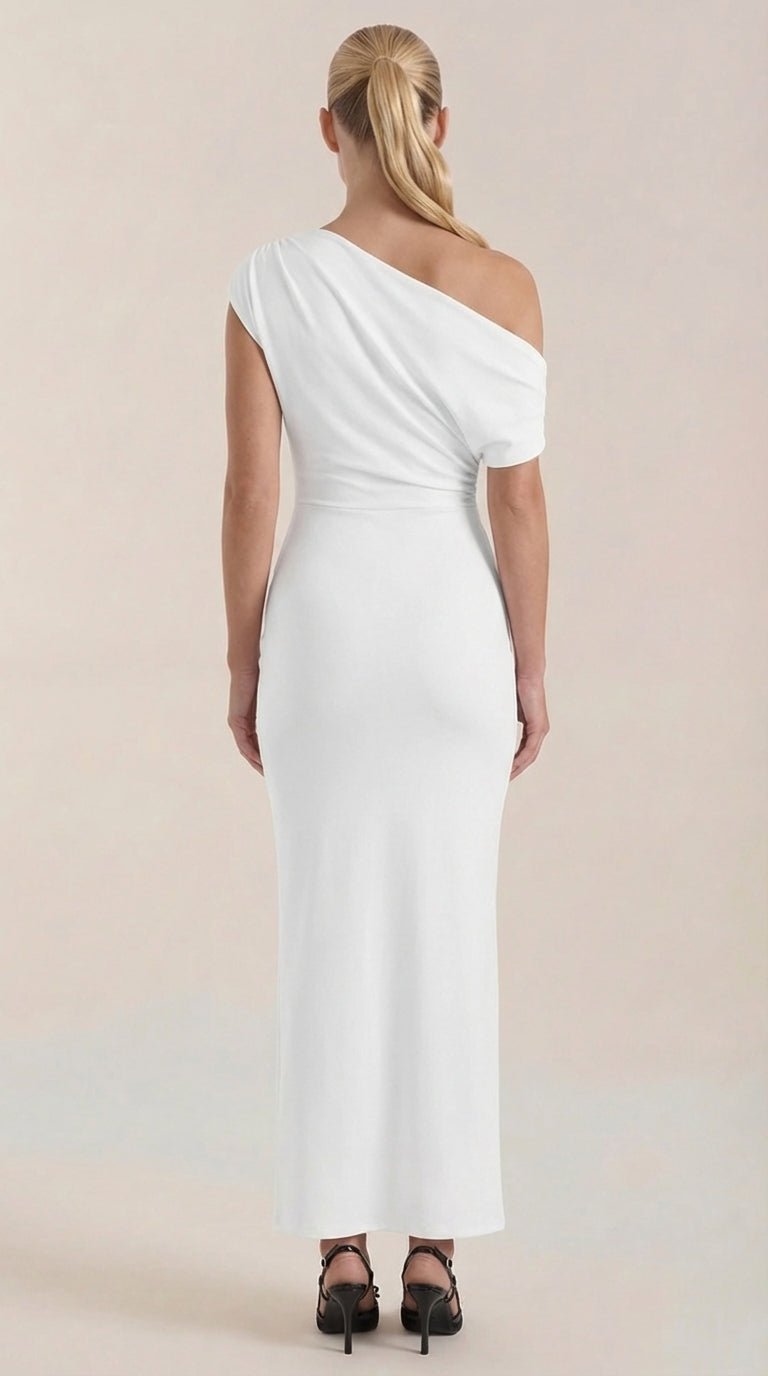 Candice Vestido Maxi de Un Solo Hombro