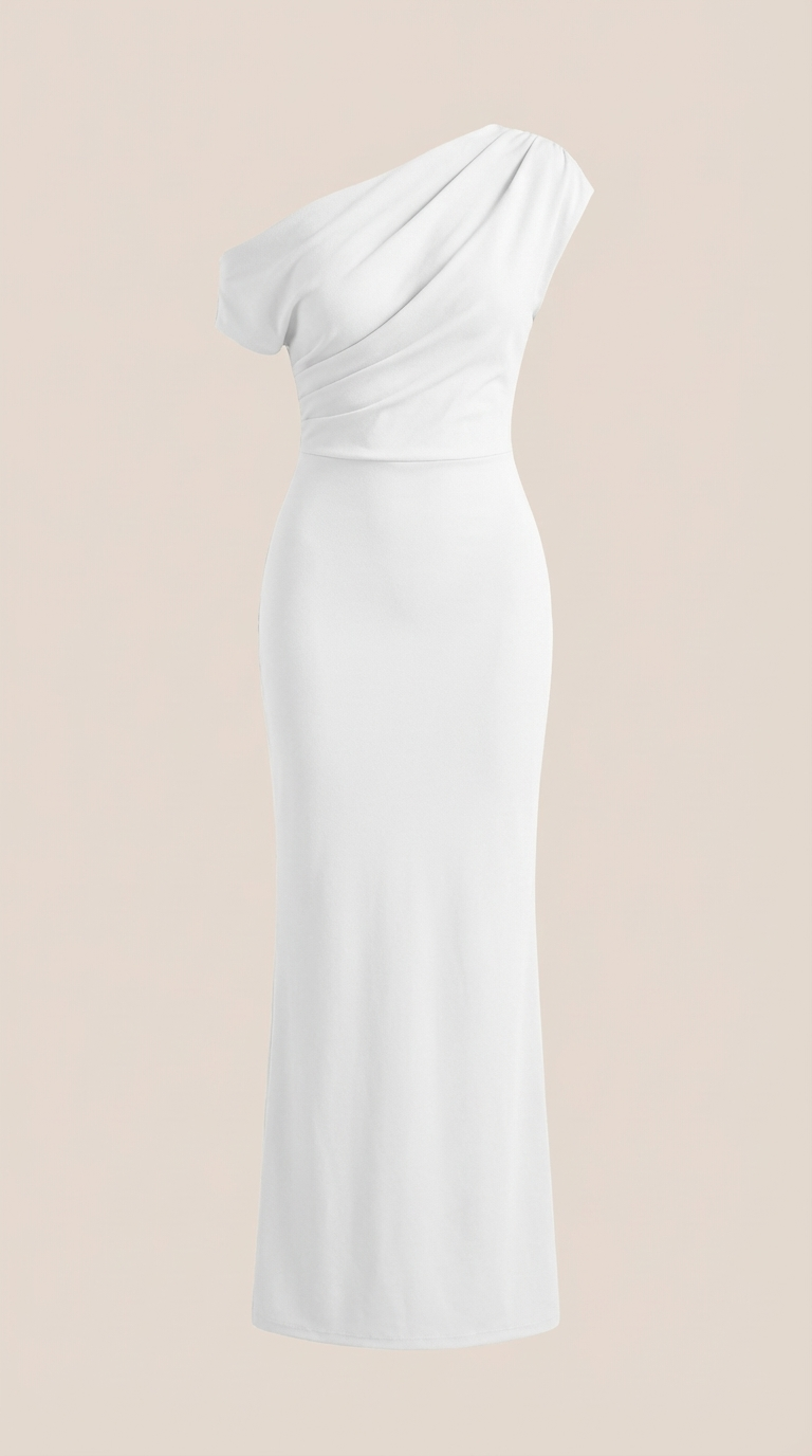 Candice Vestido Maxi de Un Solo Hombro