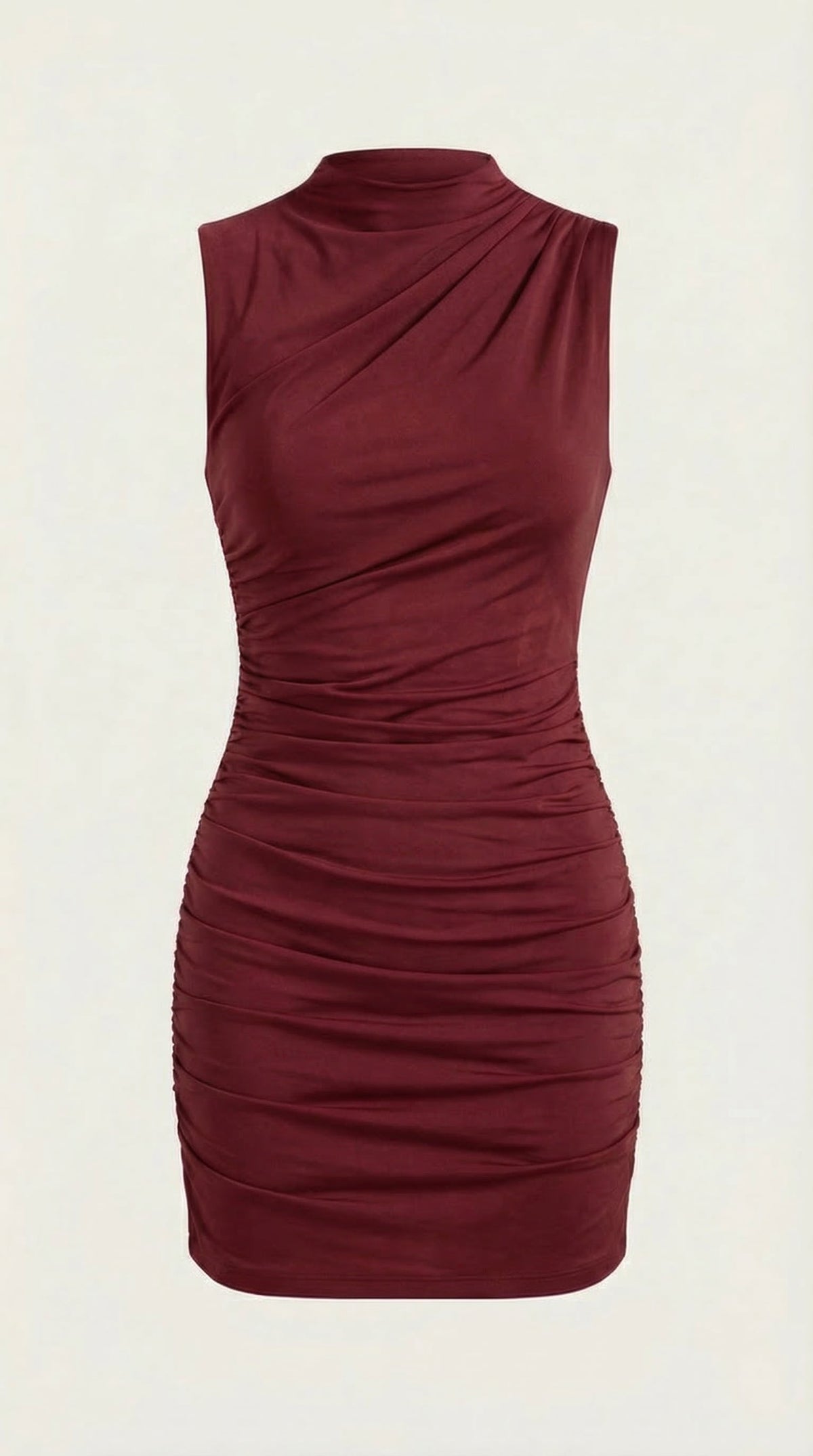 Vestido Mini Carmela con Detalles Fruncidos