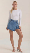 Casey Denim Skort