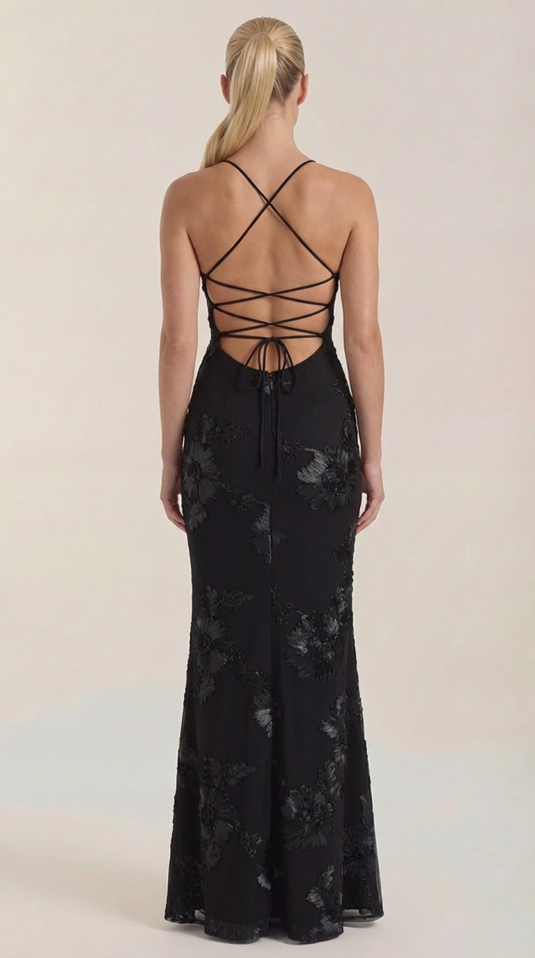 Vestido Maxi Corsé Floral Chantal