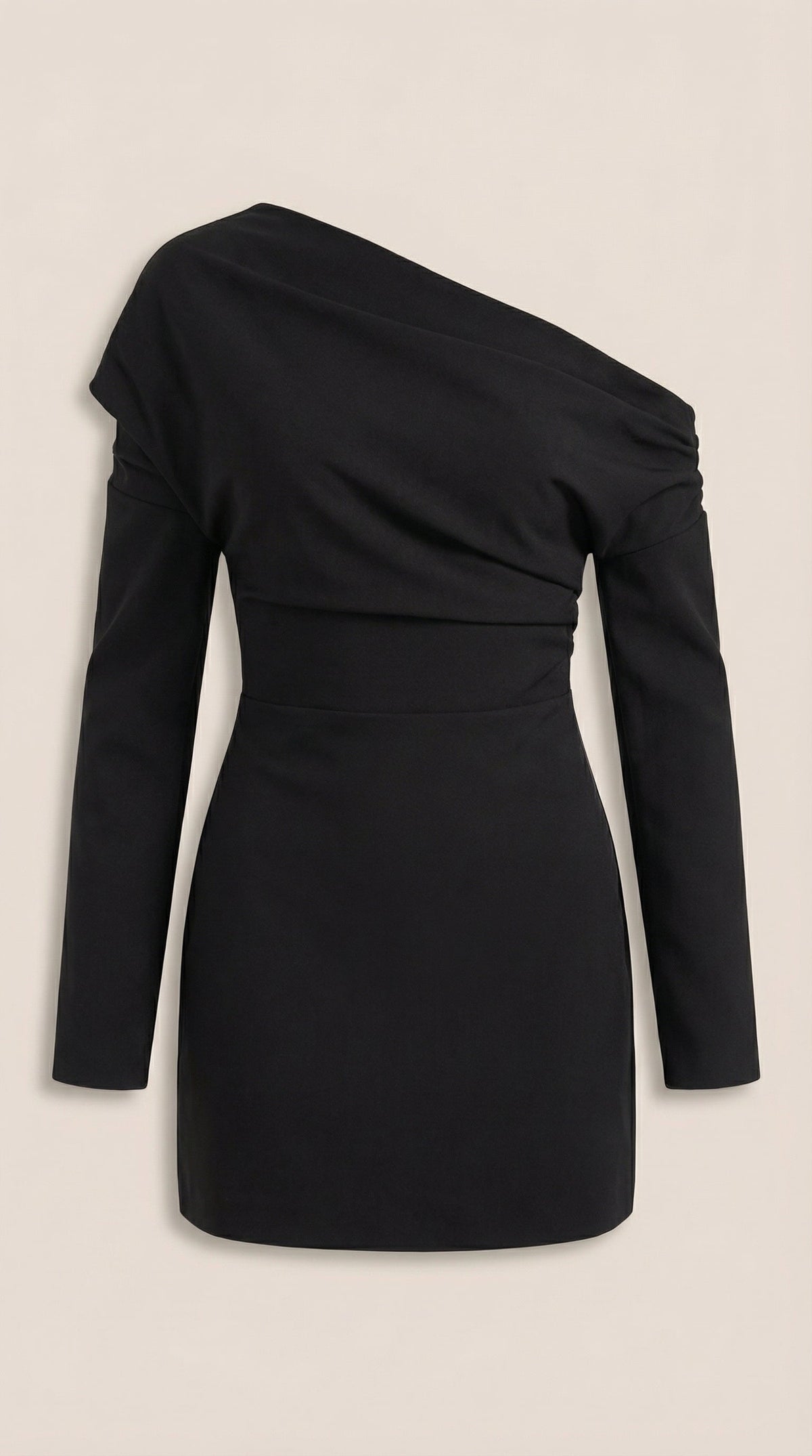 Vestido Corto Doreen de Un Solo Hombro