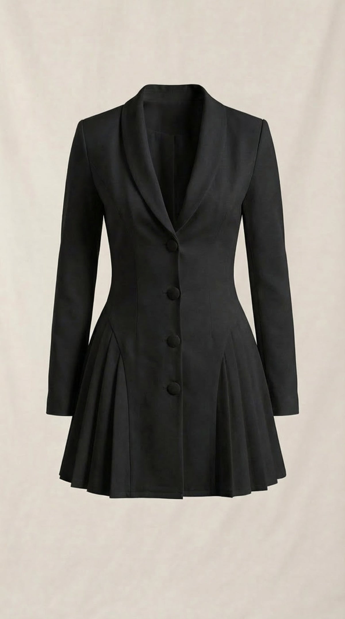 Blazer plisado Glenda-Minikleid