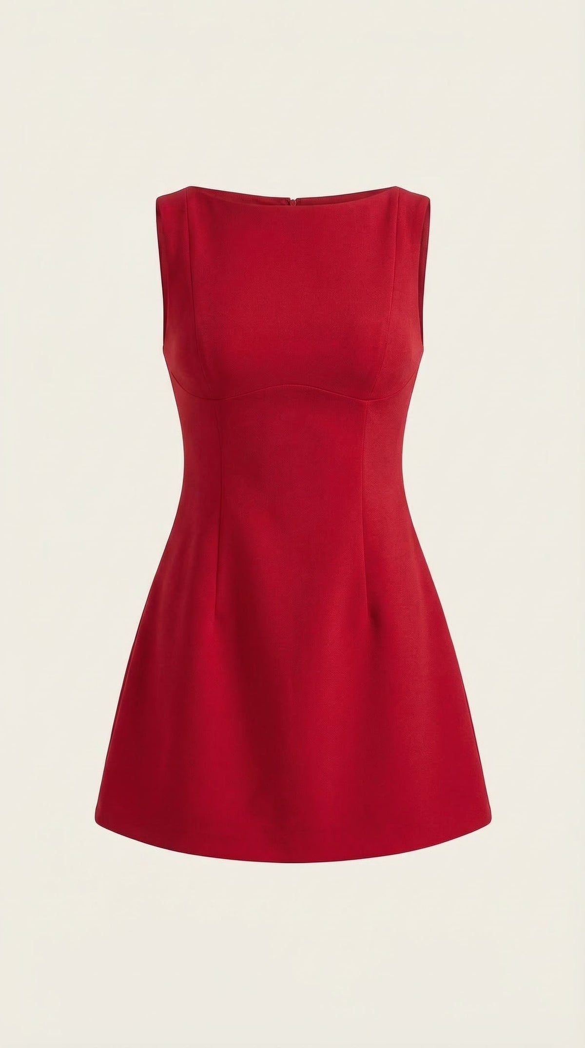 Vestido Corto Helga con Escote Barco