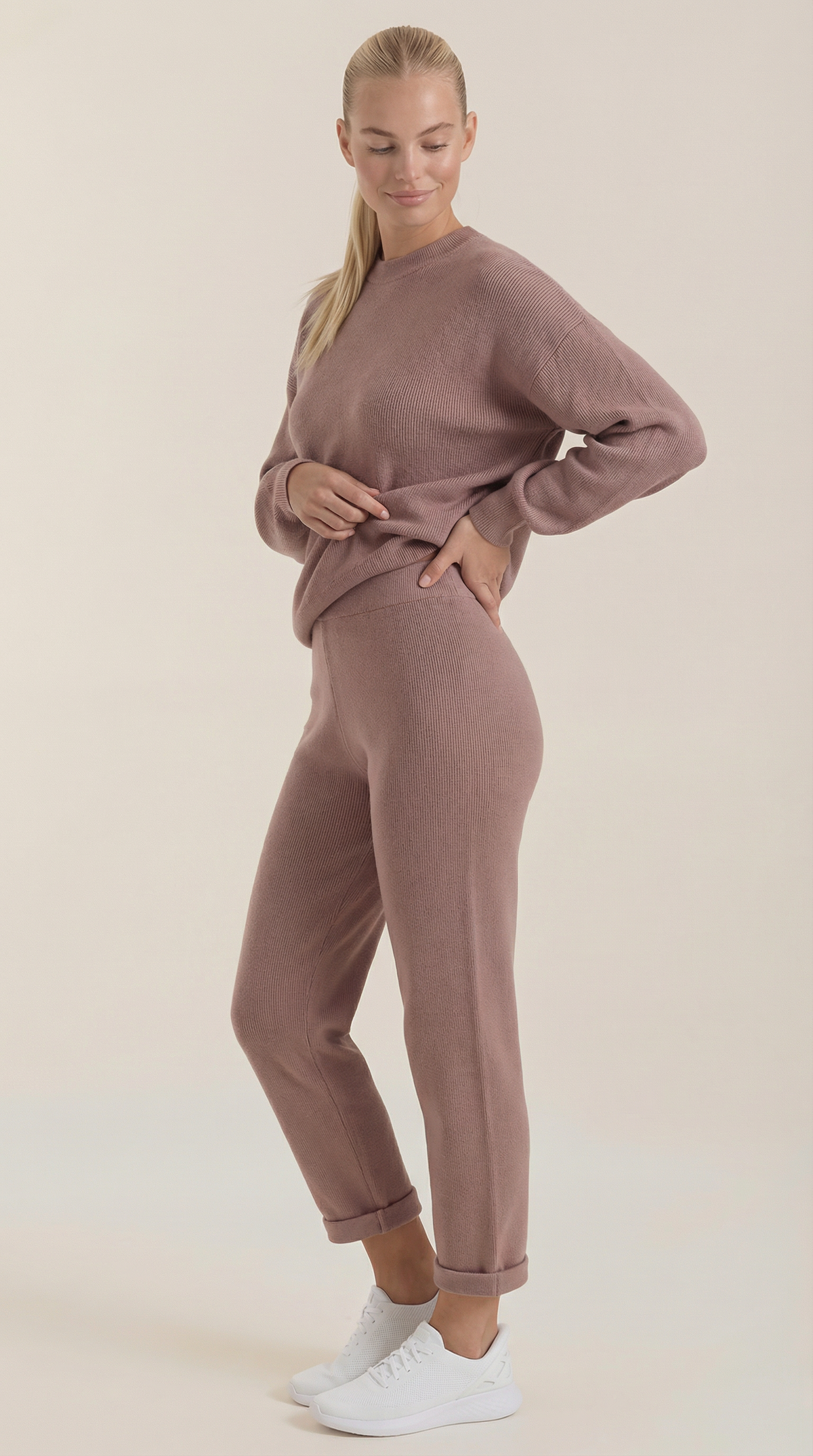 Conjunto de Lounge Mavis Strick con Cuello Alto