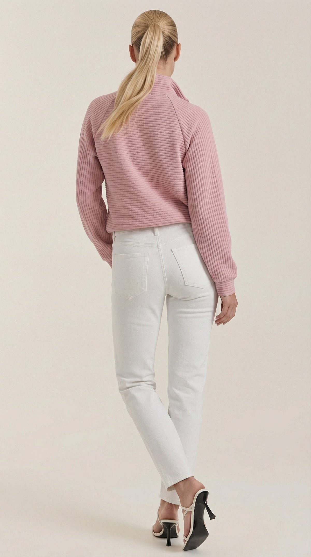 Melinda Quarter-Zip Polo Pullover