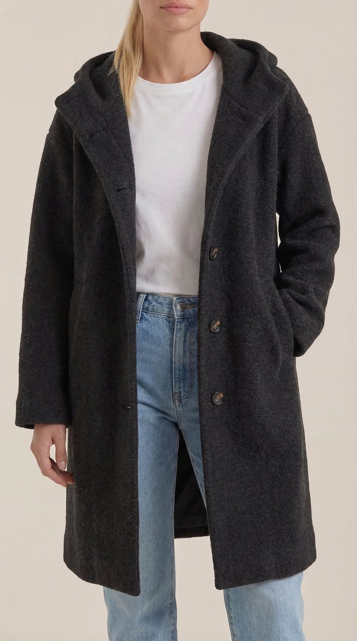 Meredith Longline Hooded Coat