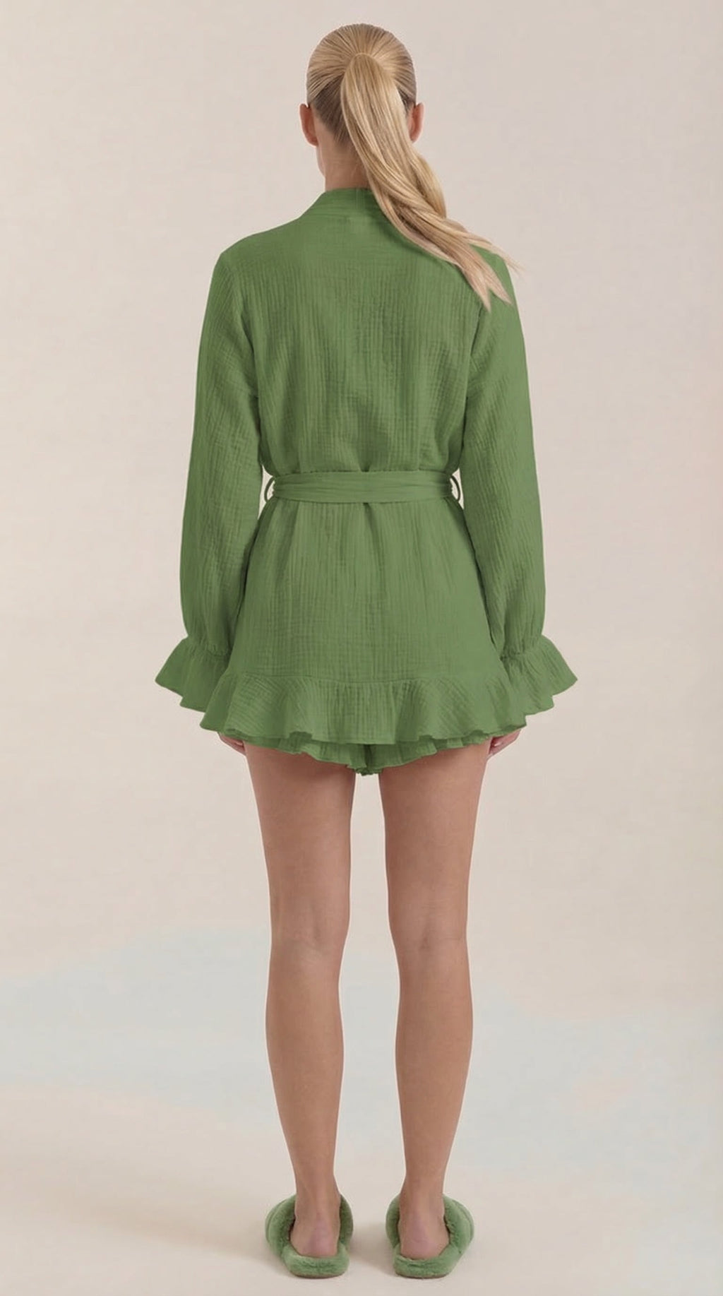 Conjunto de vestido mini cruzado Rebekah
