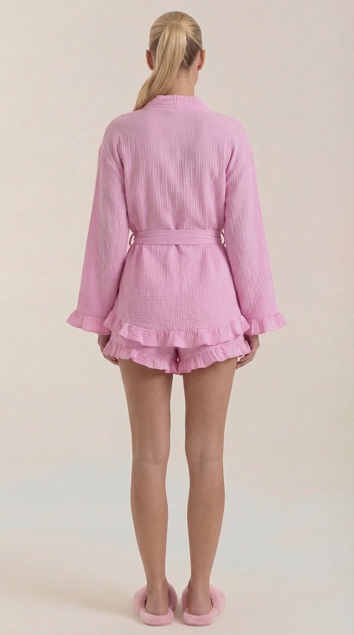 Conjunto de vestido mini cruzado Rebekah