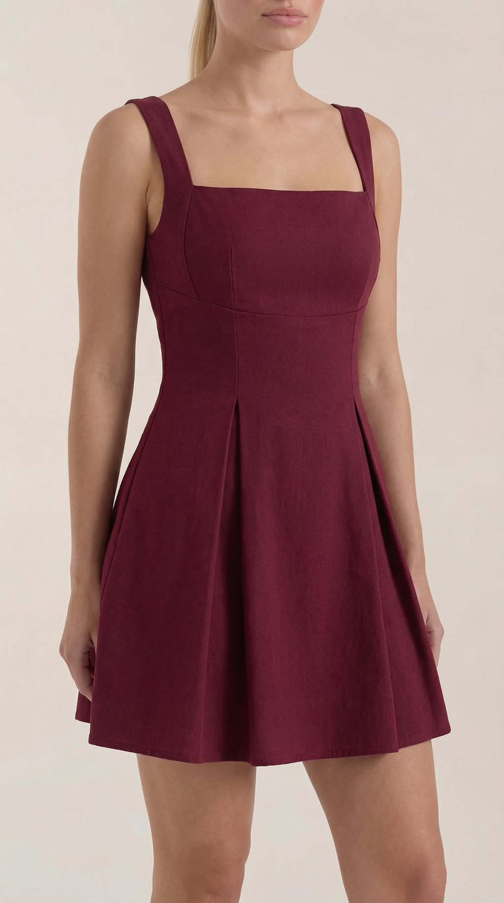 Vestido Corto Plisado Rosanna