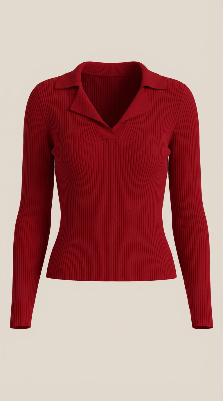 Suéter de punto 'Sara' con cuello elegante